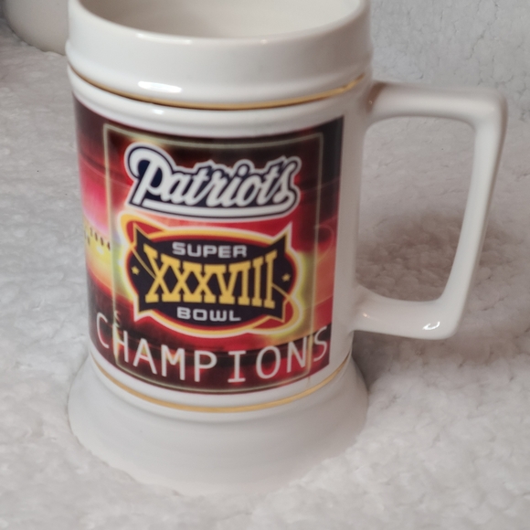 New England Patriots NFL Superbowl Mug XXXVIII 2004 - Picture 5 of 10